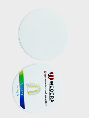 3D Pro 1200 Mpa Multilayer Zirconia Disc 5 Axis Bleach Shades CAD CAM System