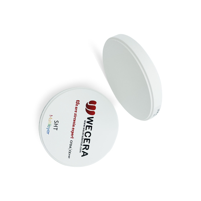 1000 Mpa Multilayer Zirconia Dental Material 98*18mm Super High Translucency