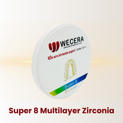 57% Translucency Multi-Layer Zircon Disc for Disc Applications in Multiple Industries