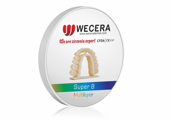 900Mpa Bending Strength Multilayer Zirconia Block Featuring Hardness Above 1200 HV And Pre Shaded Zirconia Blocks For Dental