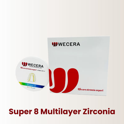 Chemical Solubility less than 100 micrograms per square centimeter multilayer zirconia disc pre shaded zirconia blocks ideal for dental restorations